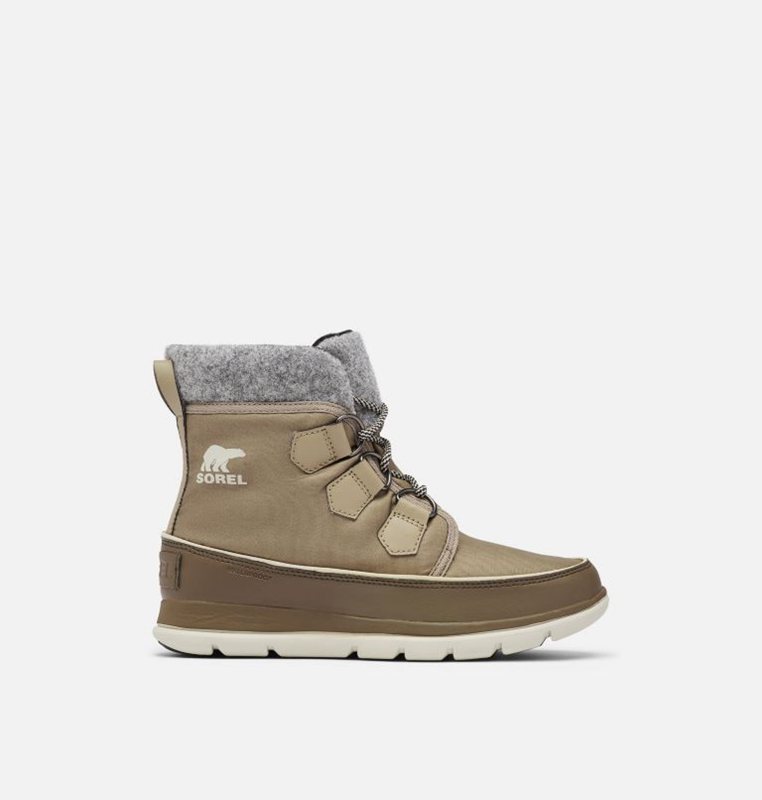 Sorel Dam Vinterkängor Khaki - ™ Explorer Carnival Låga - BCX-527860